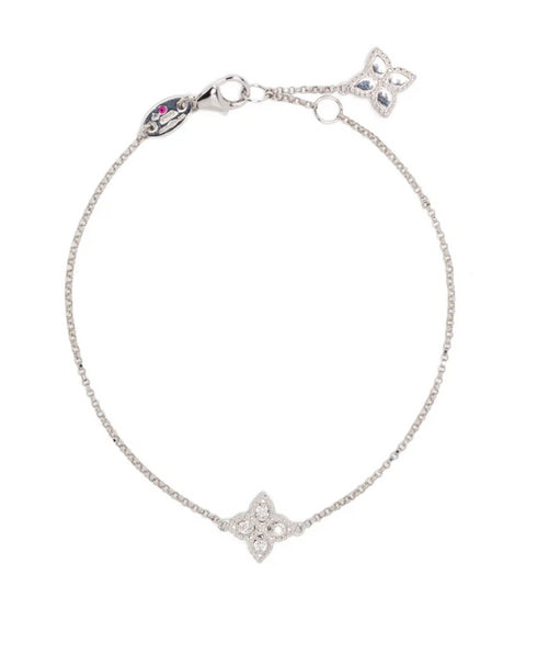 18K white gold diamond bracelet